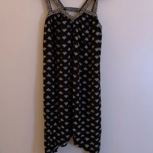 black and white sun dress